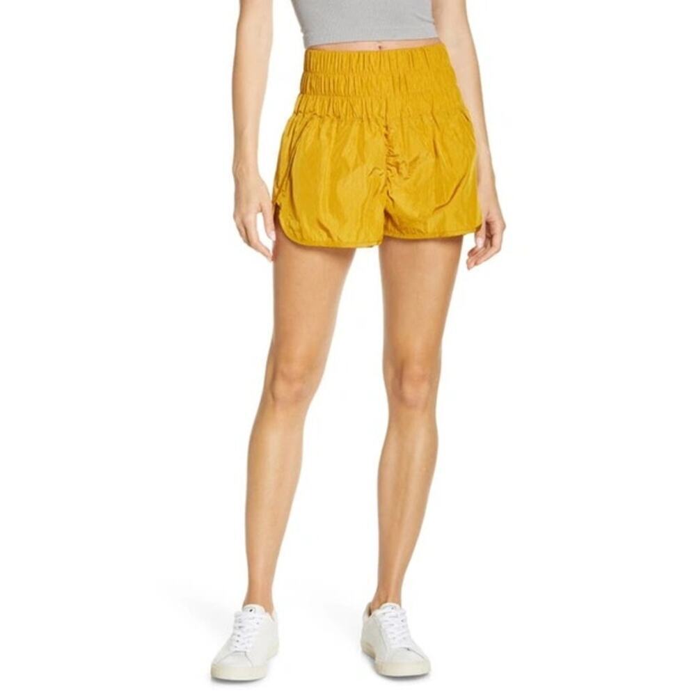FP MOVEMENT BY THE WAY HOME SHORTS IN HONEY MALLOW SIZE LARGE NWT